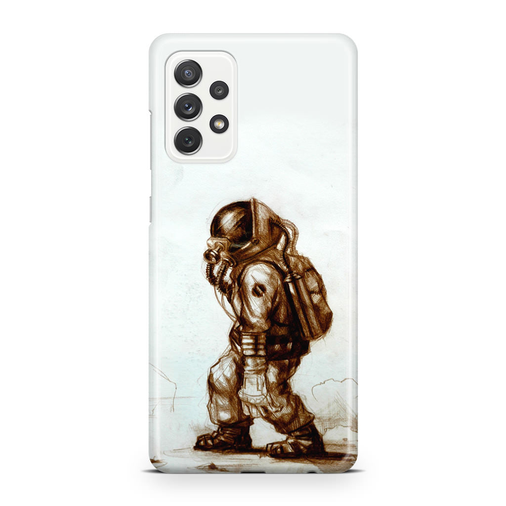 Astronaut Heavy Walk Galaxy A23 5G Case