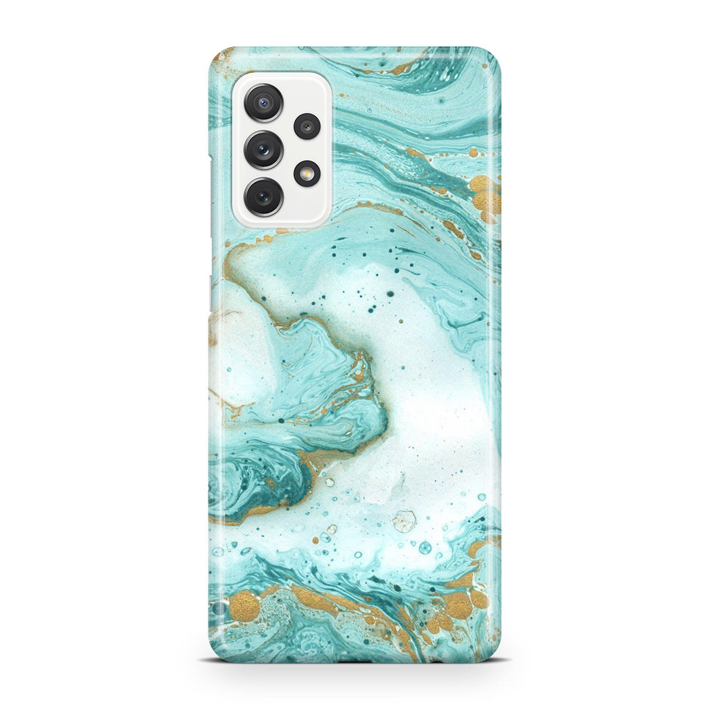 Azure Water Glitter Galaxy A23 5G Case