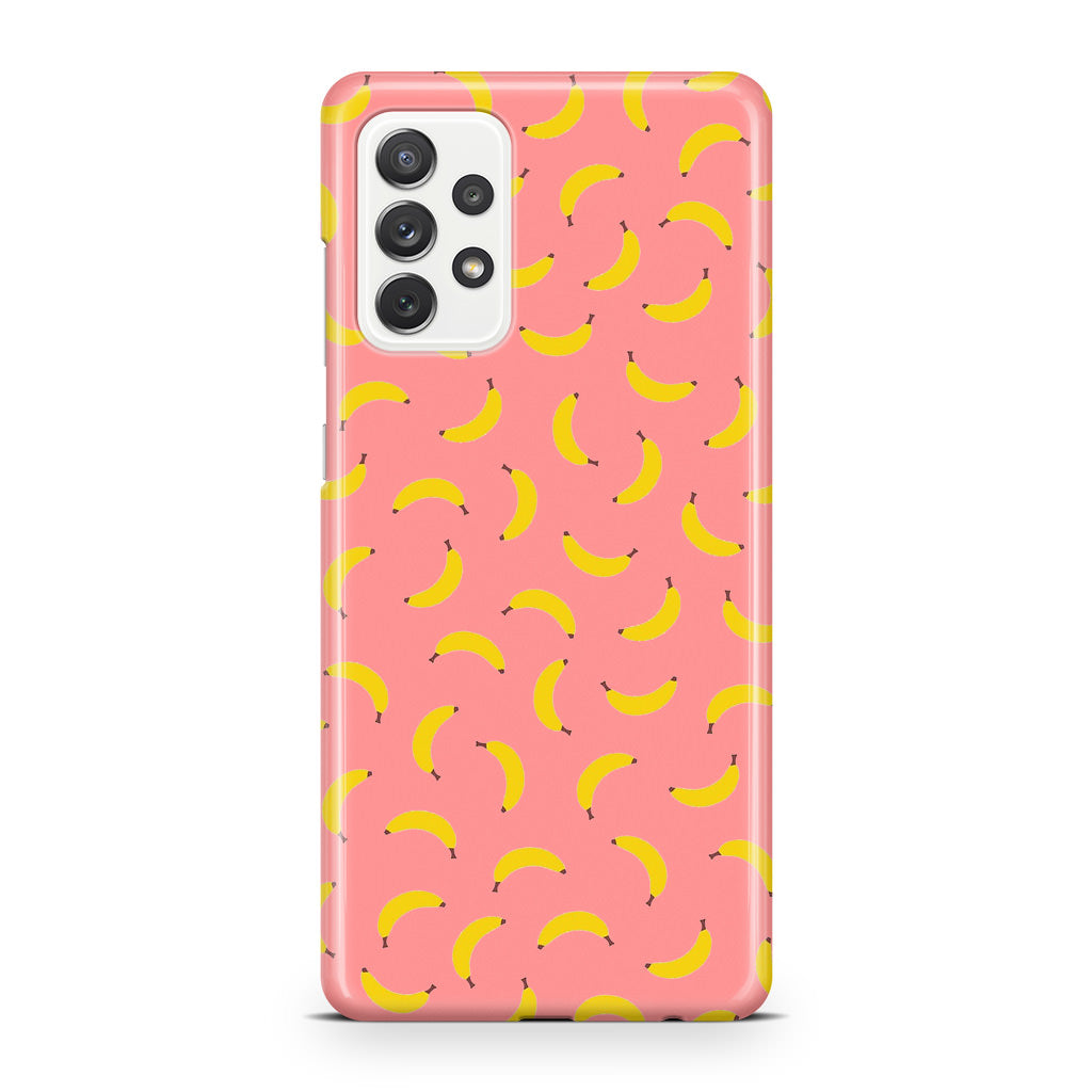 Bananas Fruit Pattern Pink Galaxy A23 5G Case