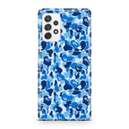 Blue Camo Galaxy A23 5G Case