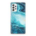 Blue Water Glitter Galaxy A23 5G Case
