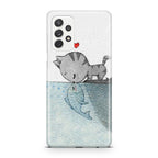 Cat Fish Kisses Galaxy A23 5G Case