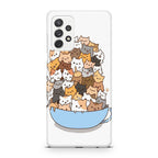Cats on A Bowl Galaxy A23 5G Case