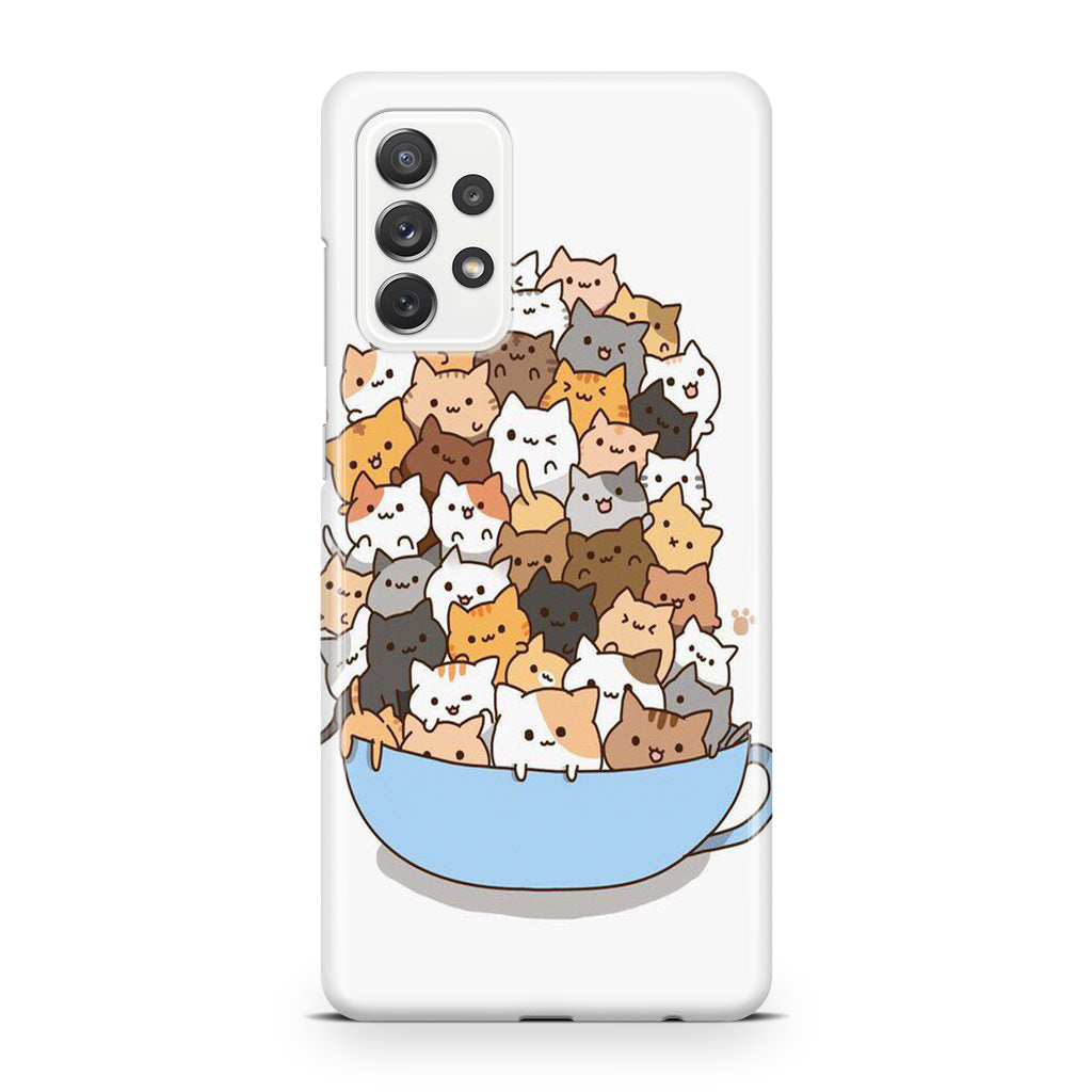 Cats on A Bowl Galaxy A23 5G Case