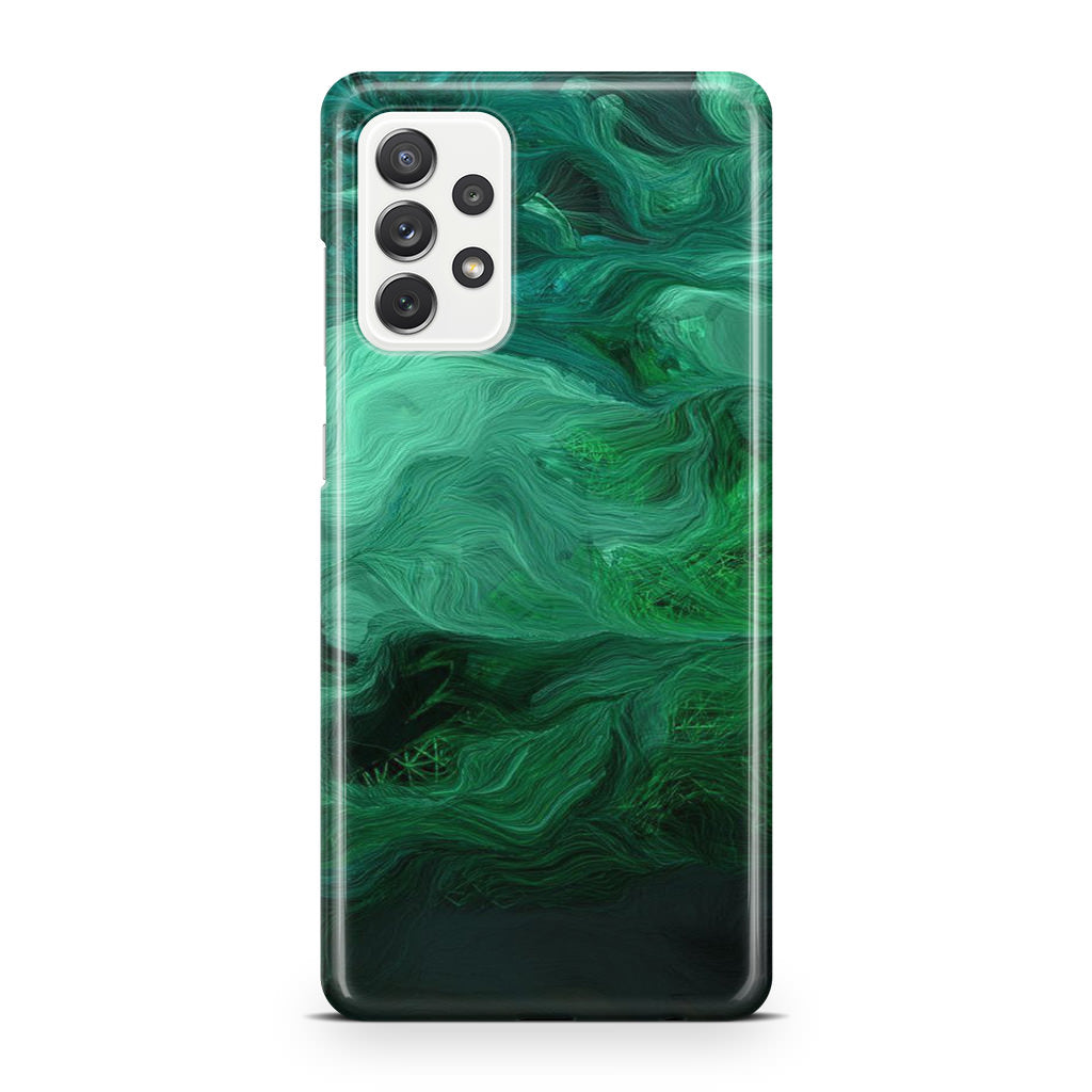 Green Abstract Art Galaxy A23 5G Case
