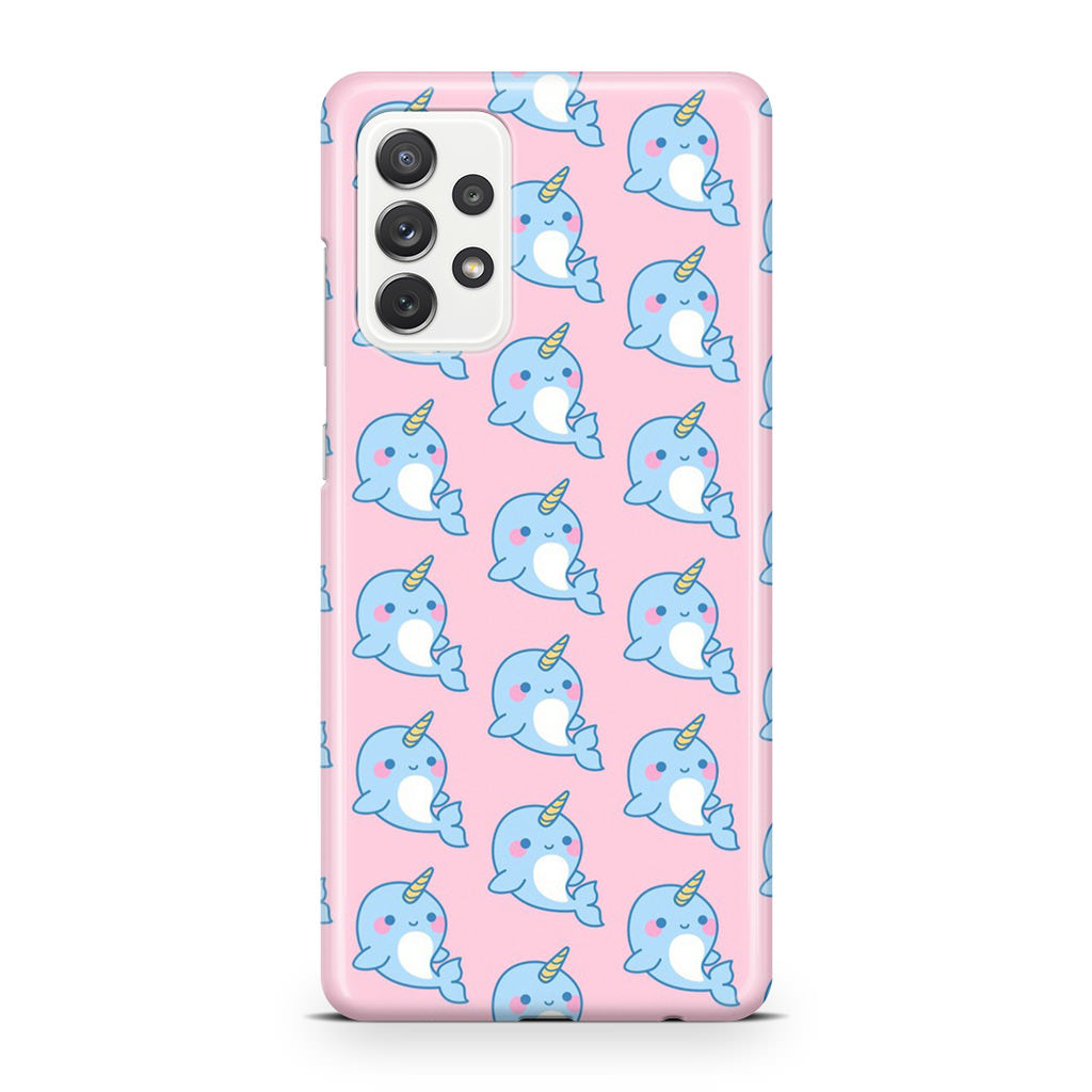 Horned Whales Pattern Galaxy A23 5G Case