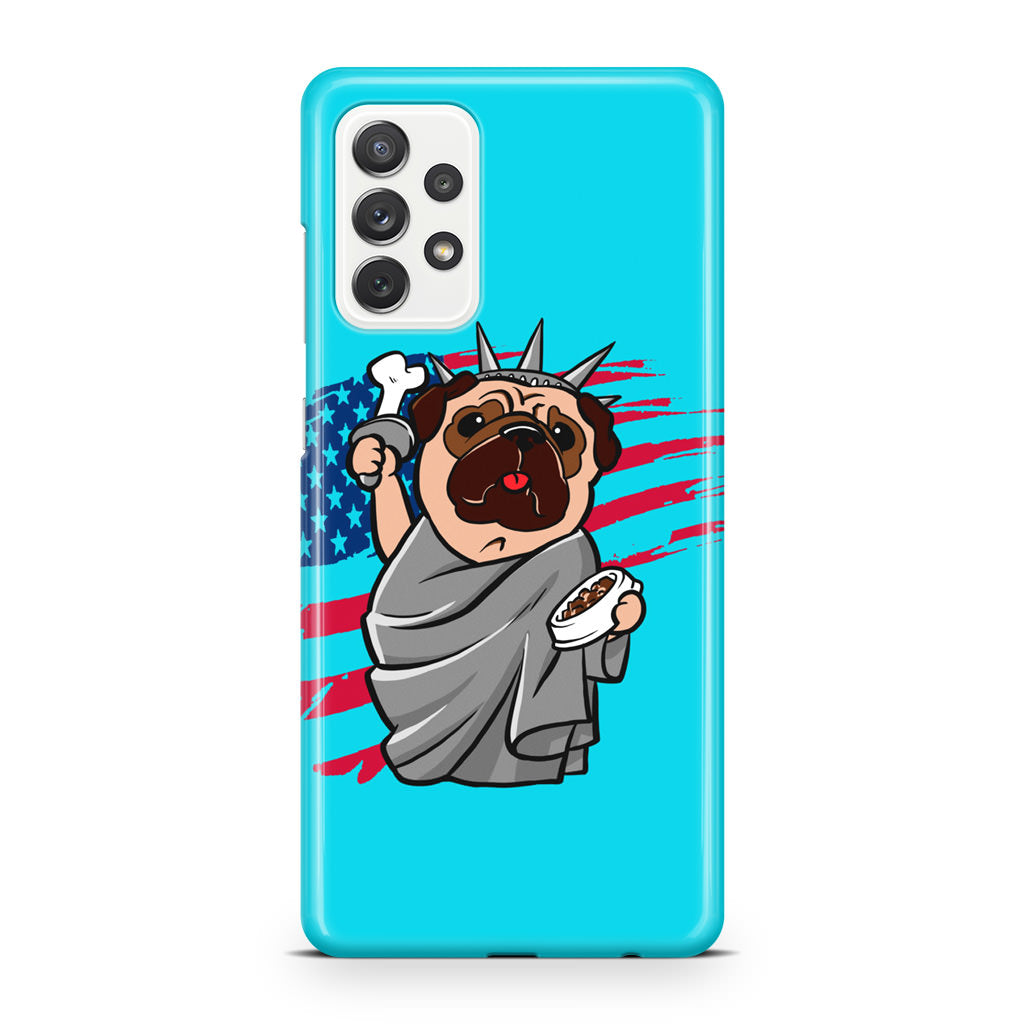 Independence Day Pug Galaxy A23 5G Case
