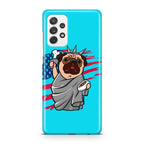 Independence Day Pug Galaxy A23 5G Case