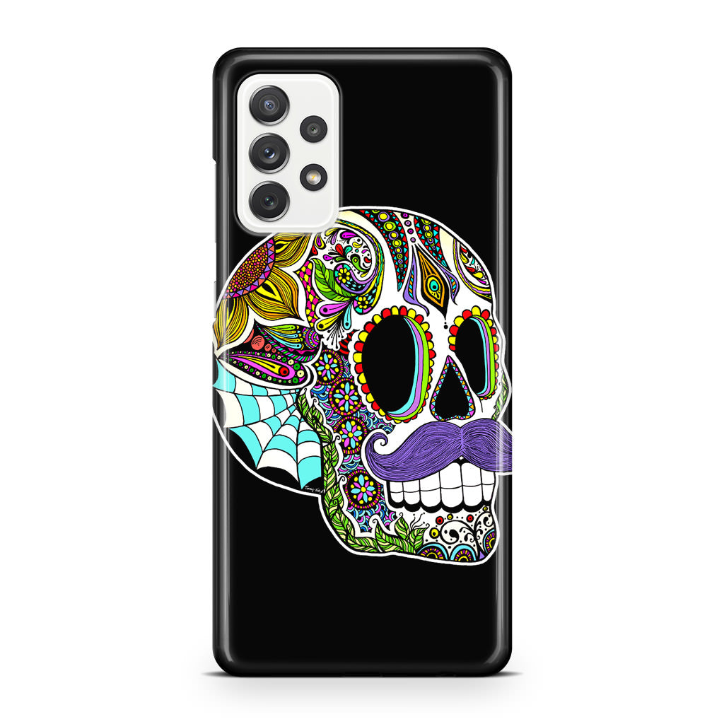 Mustache Sugar Skull Galaxy A23 5G Case