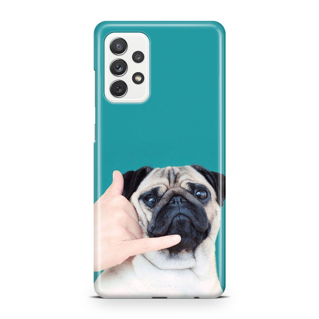 Pug is on the Phone Galaxy A23 5G Case