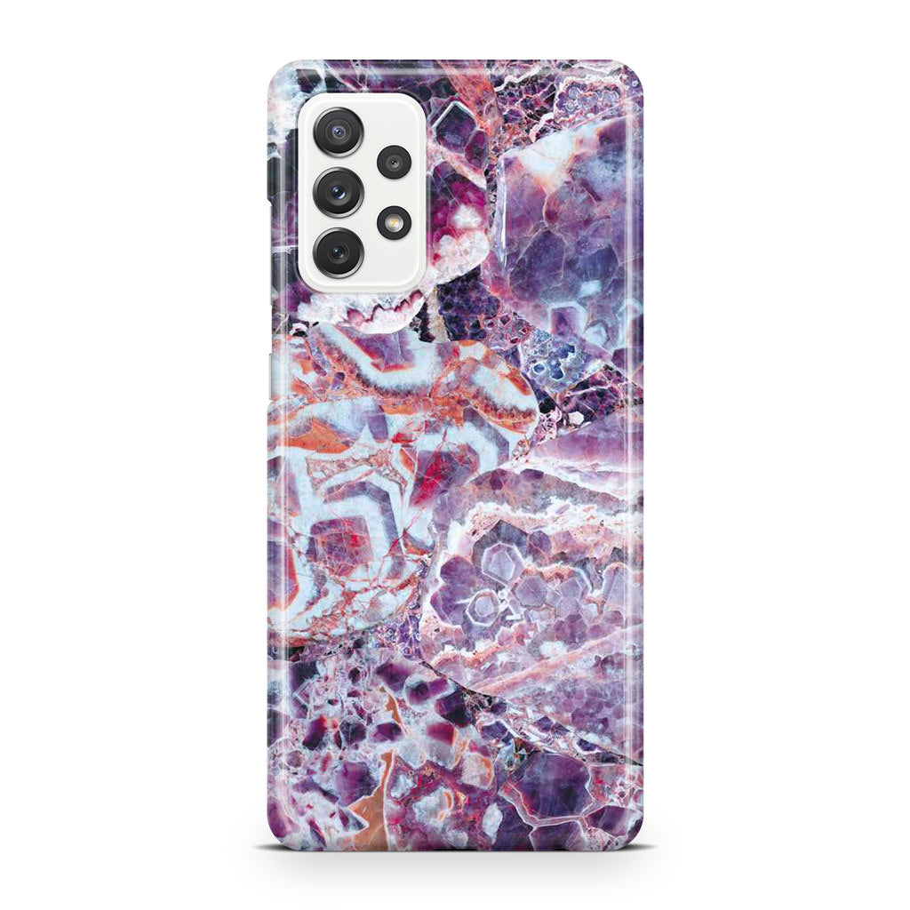 Purple Marble Galaxy A23 5G Case