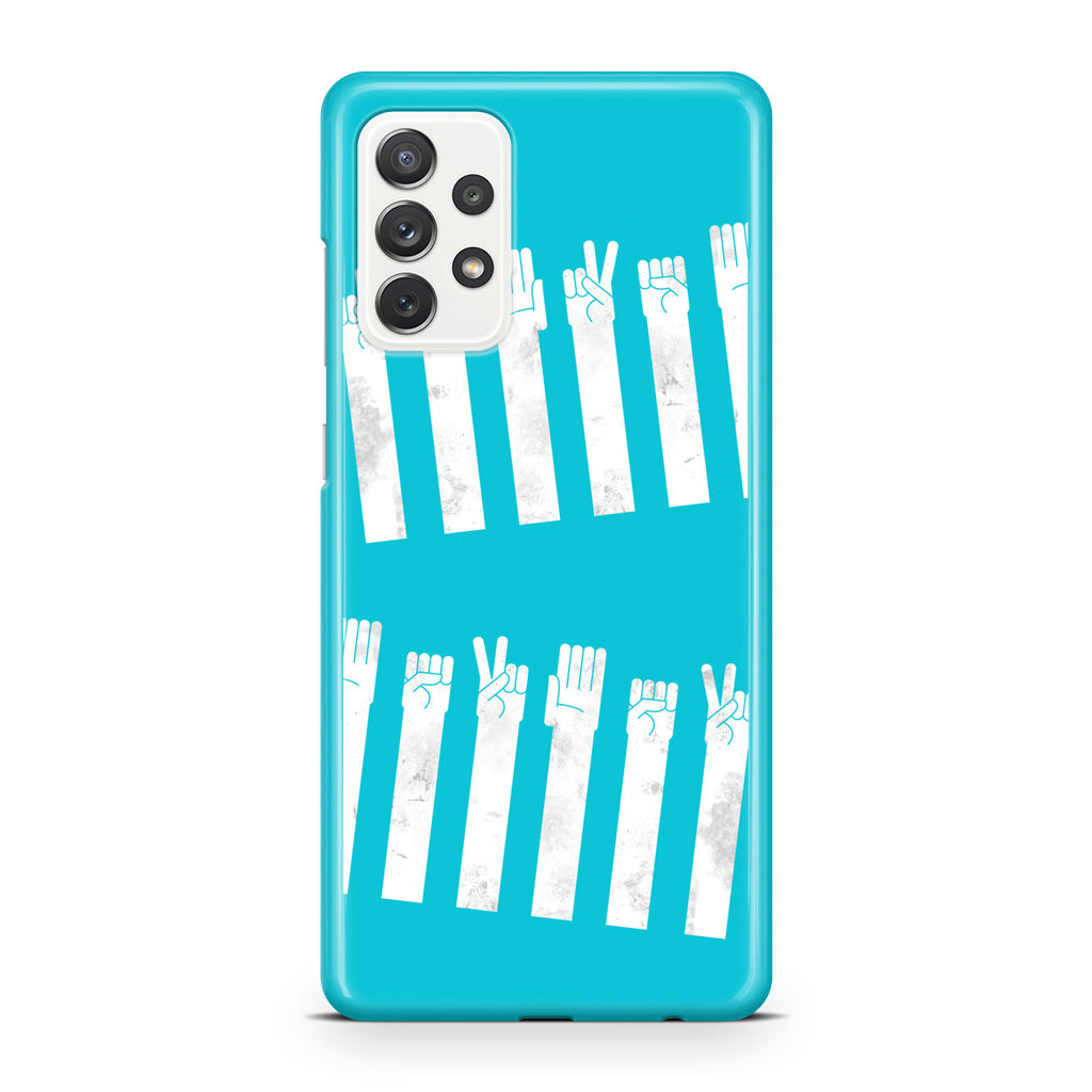 Rock Paper Scissors Zebra Crossing Galaxy A23 5G Case