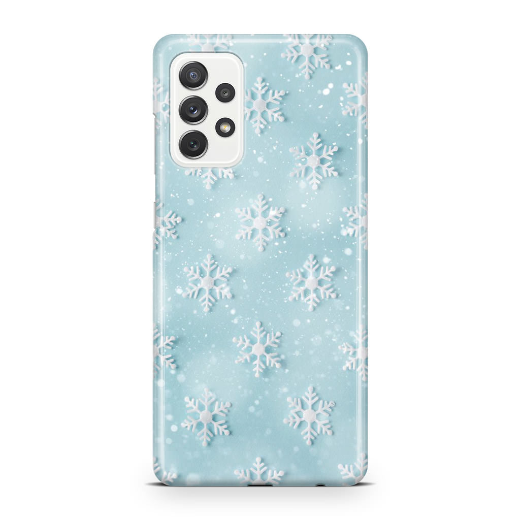 Snowflakes Pattern Galaxy A23 5G Case