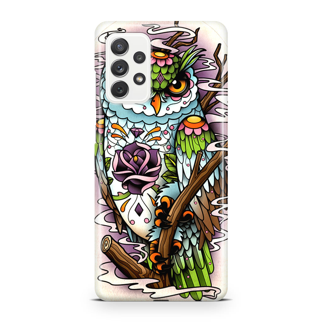 Sugar Skull Owl Tattoo Galaxy A23 5G Case