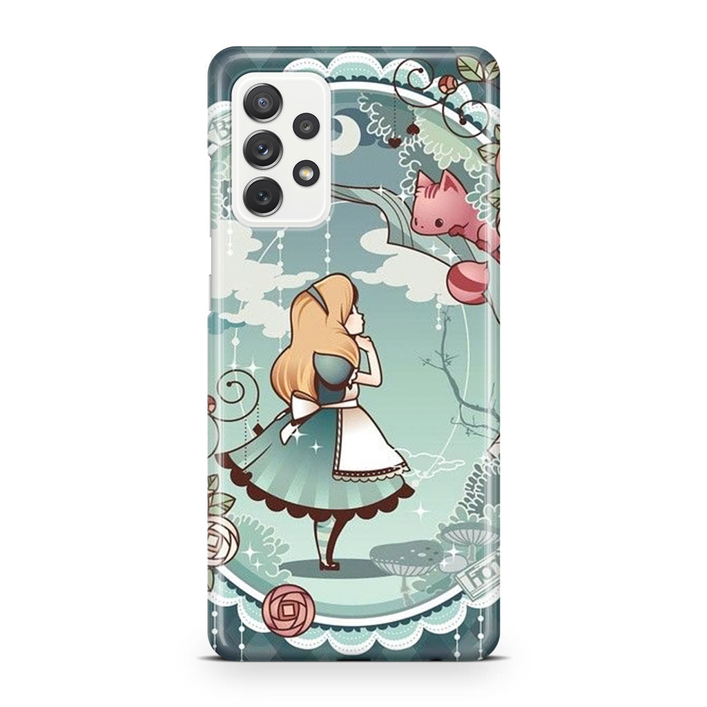 Alice And Cheshire Cat Poster Galaxy A23 5G Case