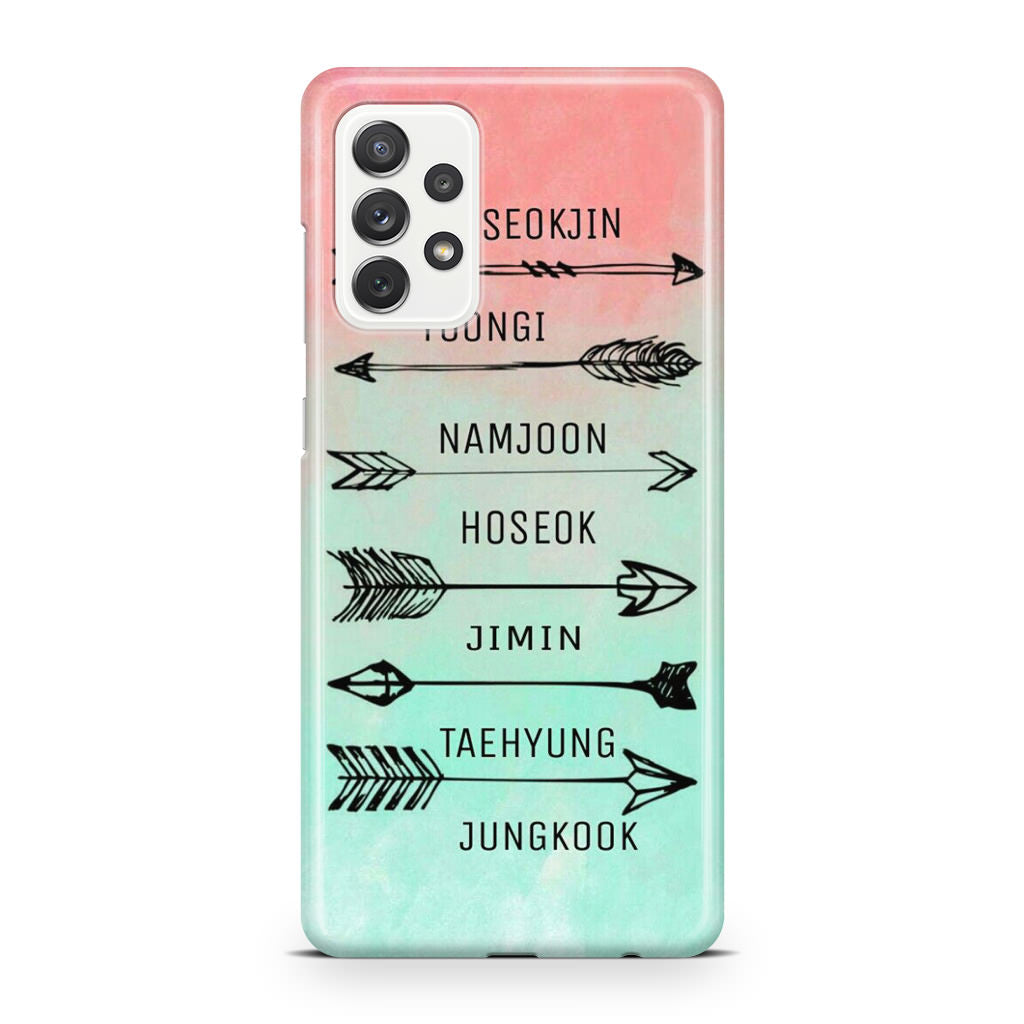 BTS Members Name Galaxy A23 5G Case