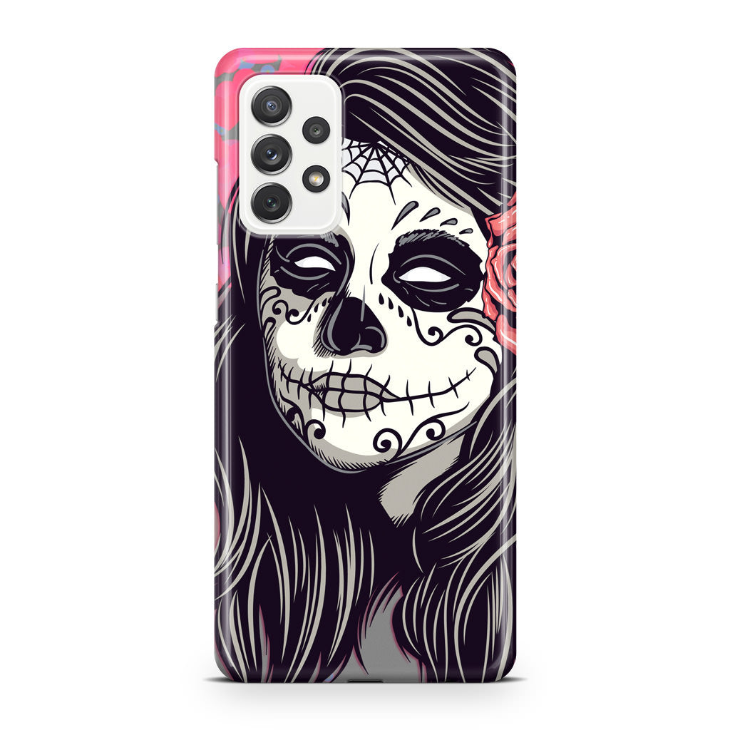 Girl Skull Flower Galaxy A23 5G Case