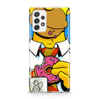 Homer Eats Donut Galaxy A23 5G Case