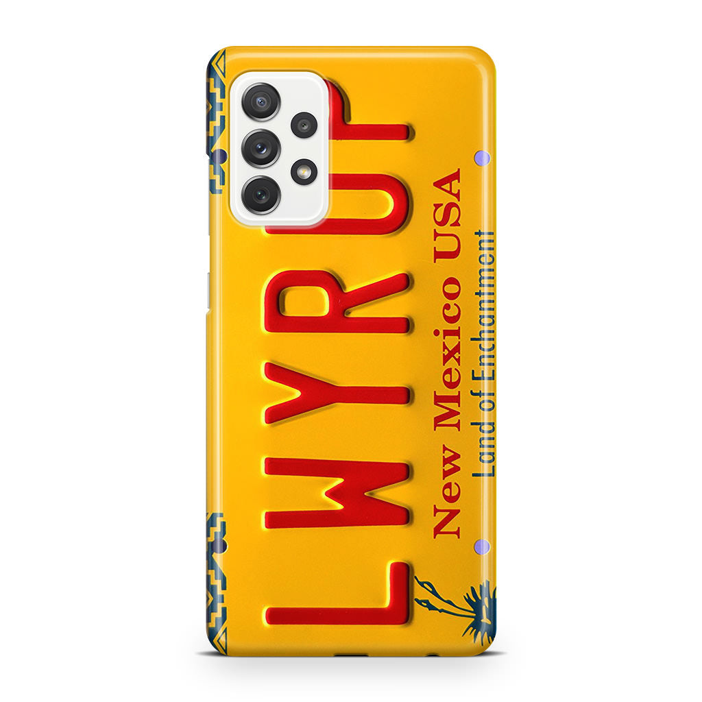 LWYRUP License Plate Galaxy A23 5G Case