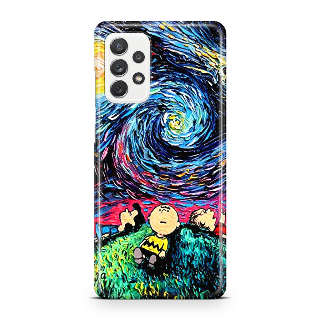 Peanuts At Starry Night Galaxy A23 5G Case