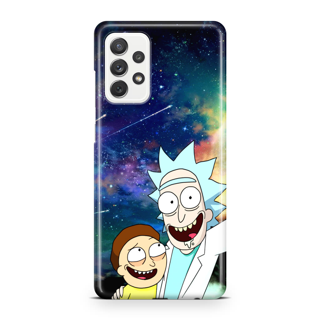Rick And Morty In The Space Galaxy A23 5G Case