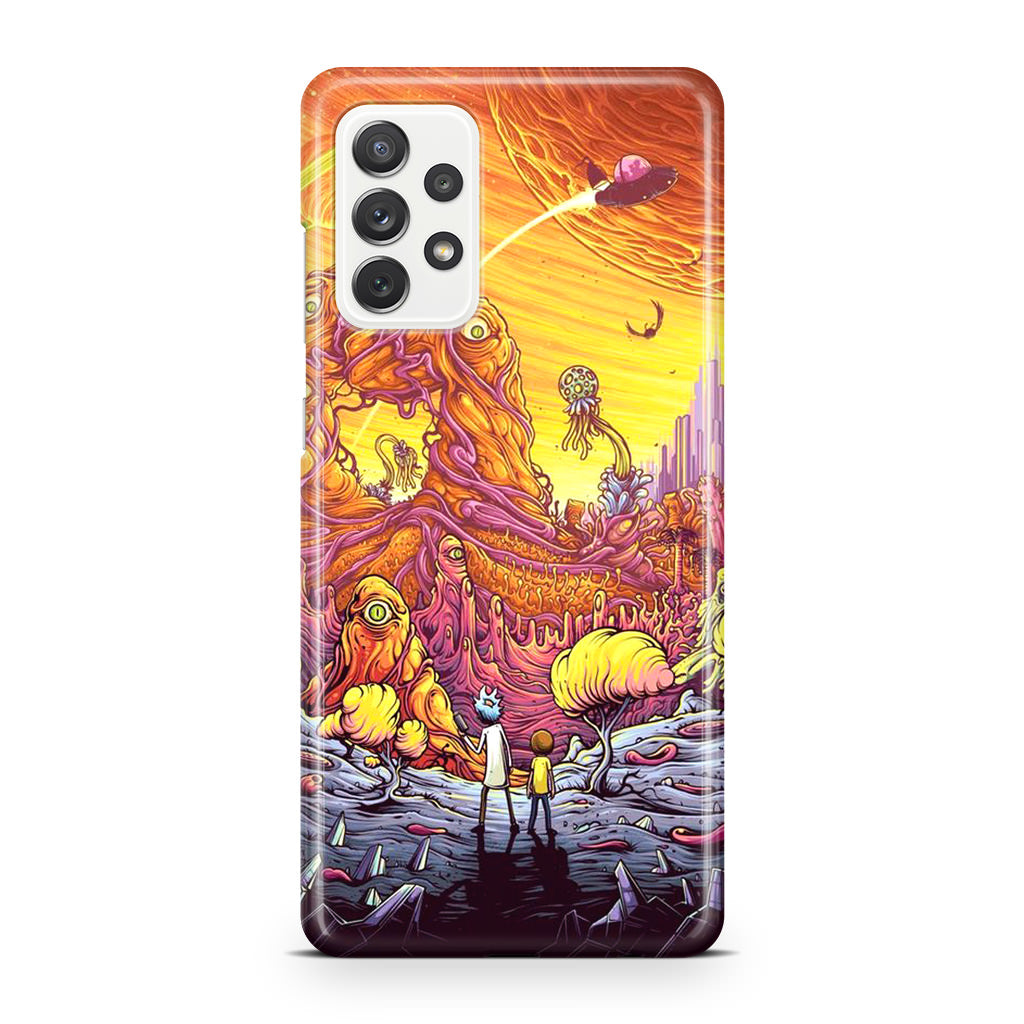 Rick And Morty Alien Planet Galaxy A23 5G Case