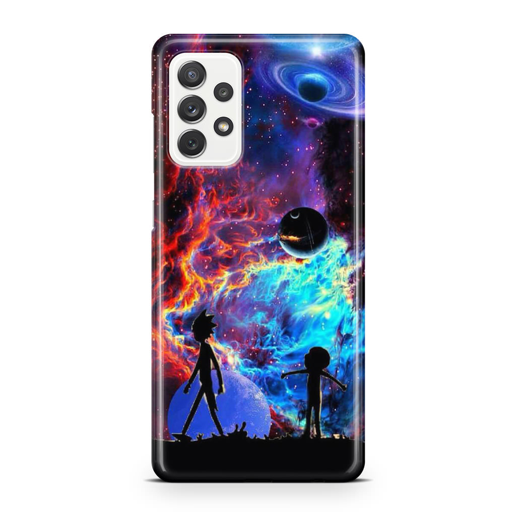 Rick And Morty Flat Galaxy Galaxy A23 5G Case