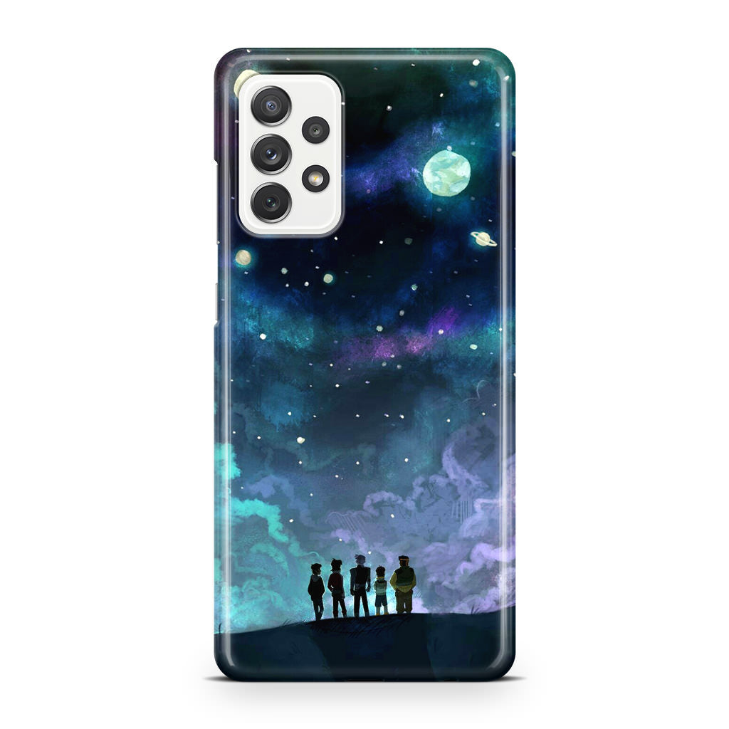 Voltron In Space Nebula Galaxy A23 5G Case