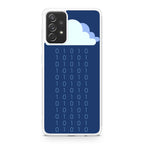 Abstract Binary Minimalist Galaxy A23 5G Case