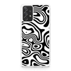 Abstract Black and White Background Galaxy A23 5G Case