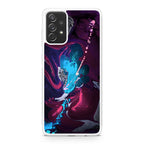 Abstract Purple Blue Art Galaxy A23 5G Case