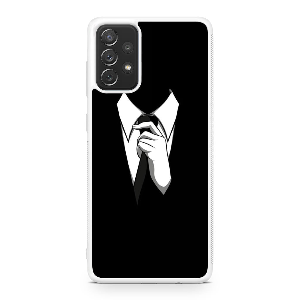 Anonymous Black White Tie Galaxy A23 5G Case