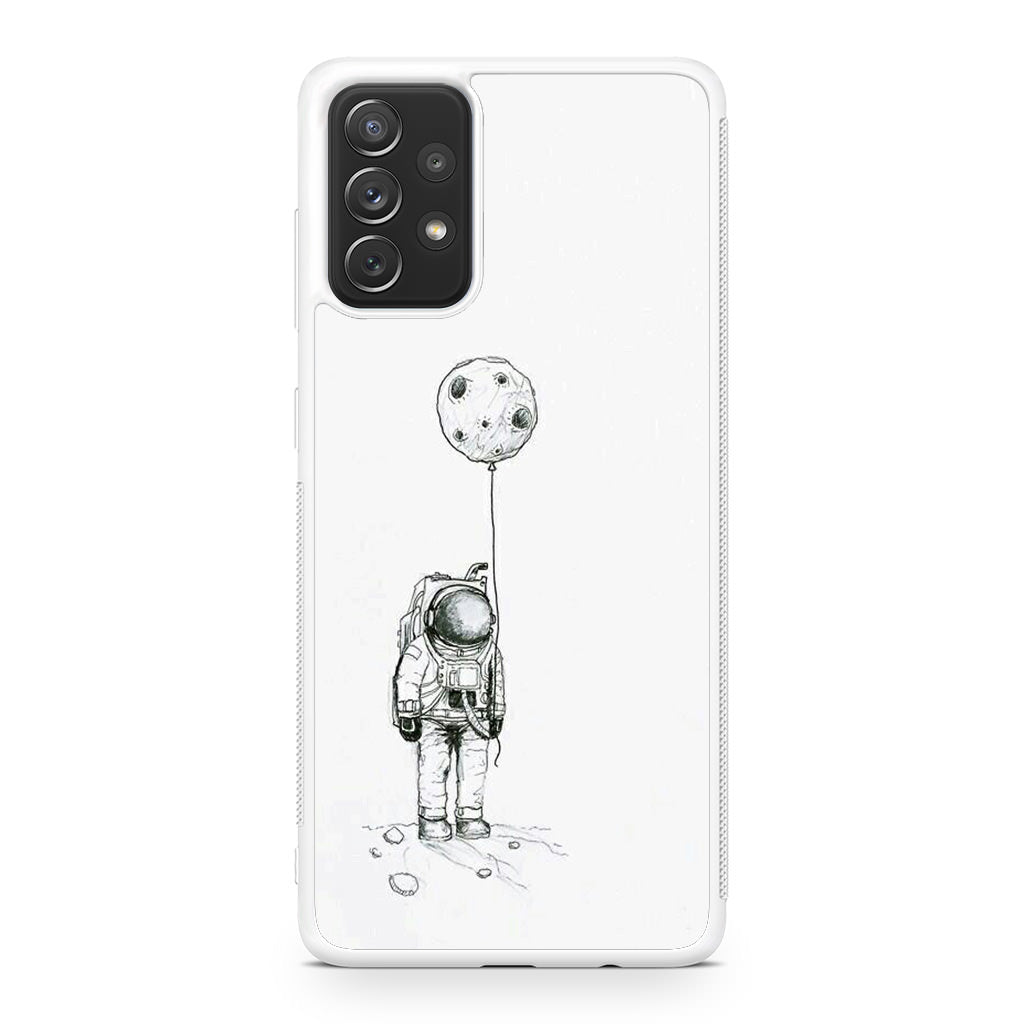 Astronaut Moon Balloon Galaxy A23 5G Case