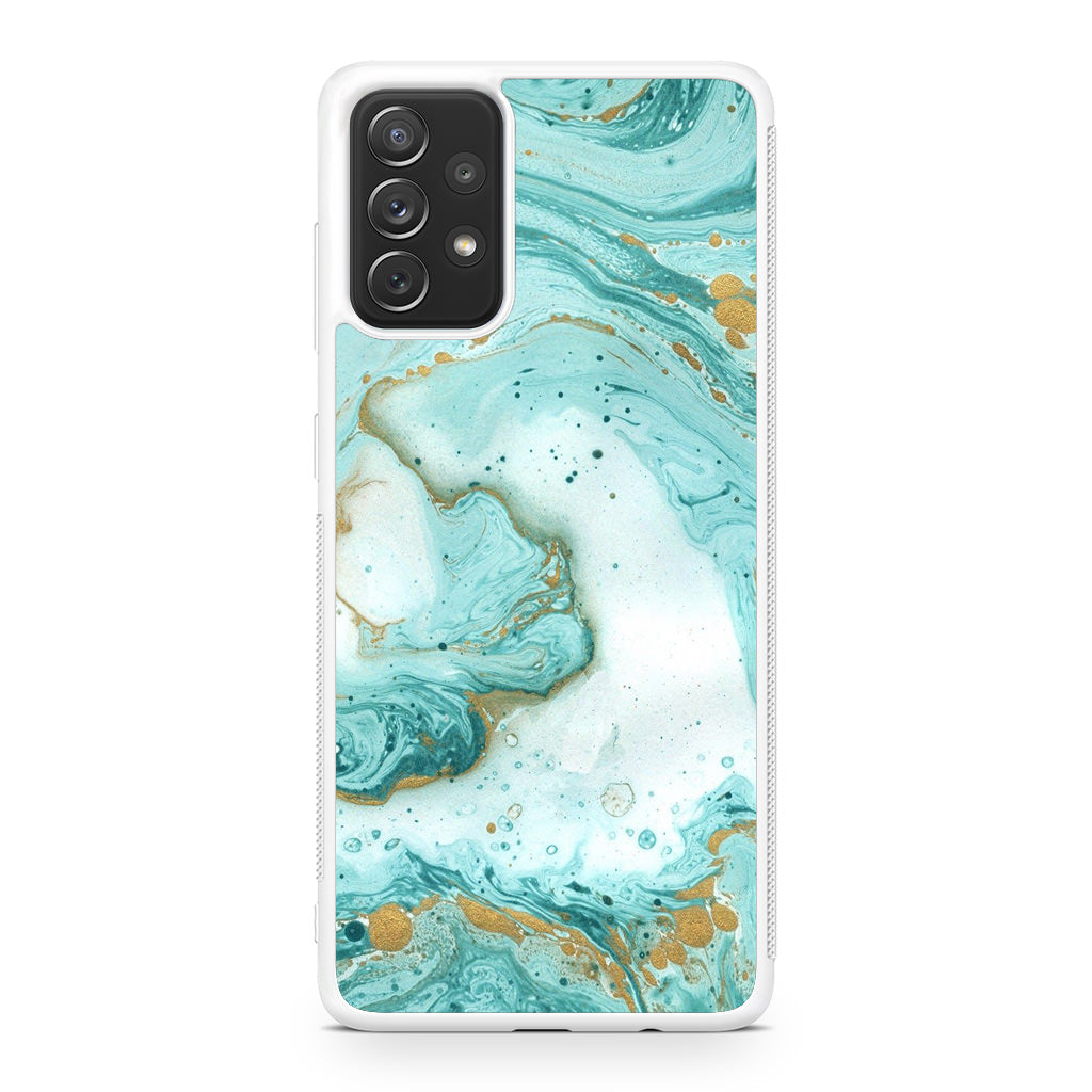 Azure Water Glitter Galaxy A23 5G Case