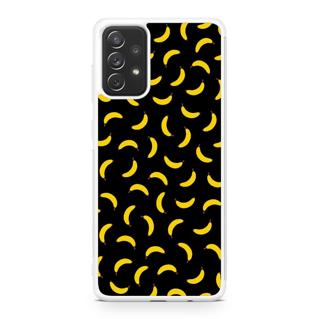 Bananas Fruit Pattern Black Galaxy A23 5G Case