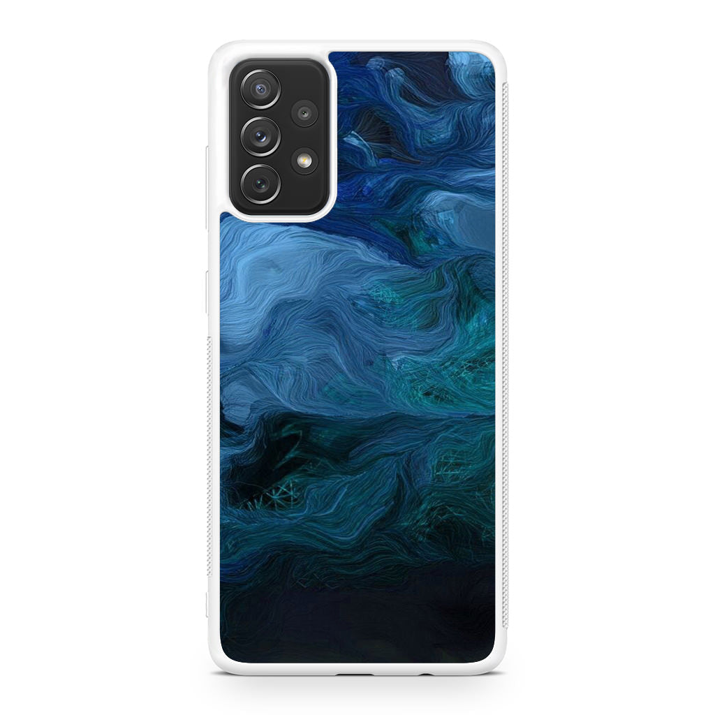 Blue Abstract Art Galaxy A23 5G Case