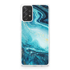 Blue Water Glitter Galaxy A23 5G Case