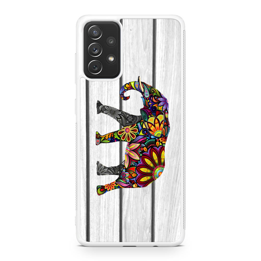 Colorful Elephant Flower Galaxy A23 5G Case
