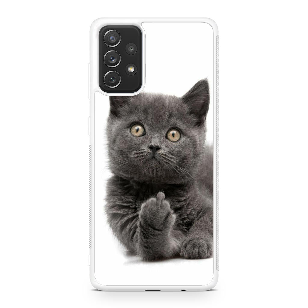 Finger British Shorthair Cat Galaxy A23 5G Case
