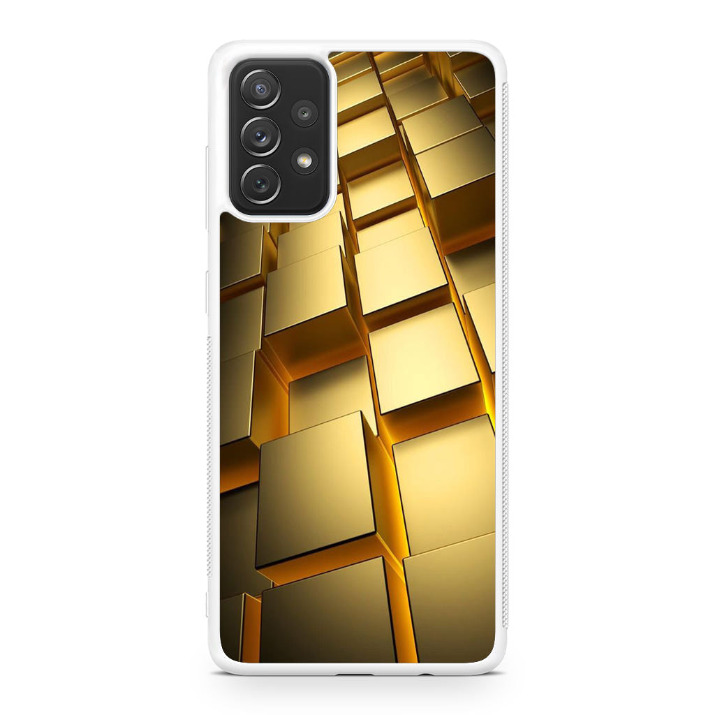 Golden Cubes Galaxy A23 5G Case