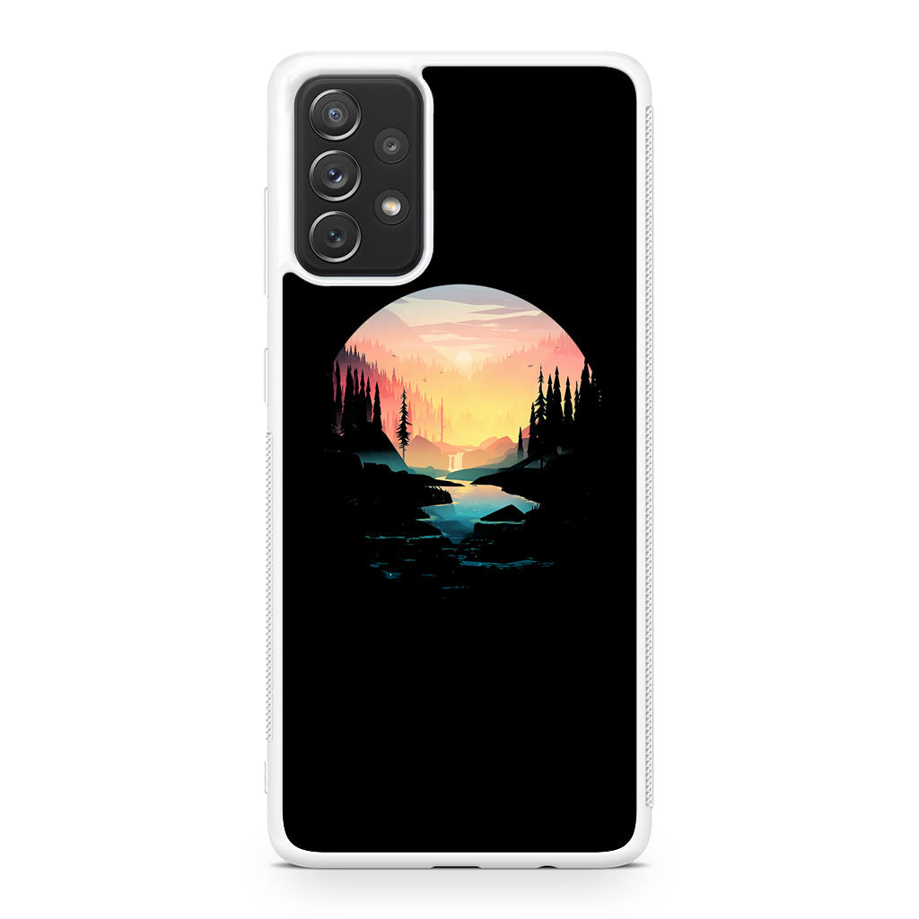 River Path at Dusk Galaxy A23 5G Case