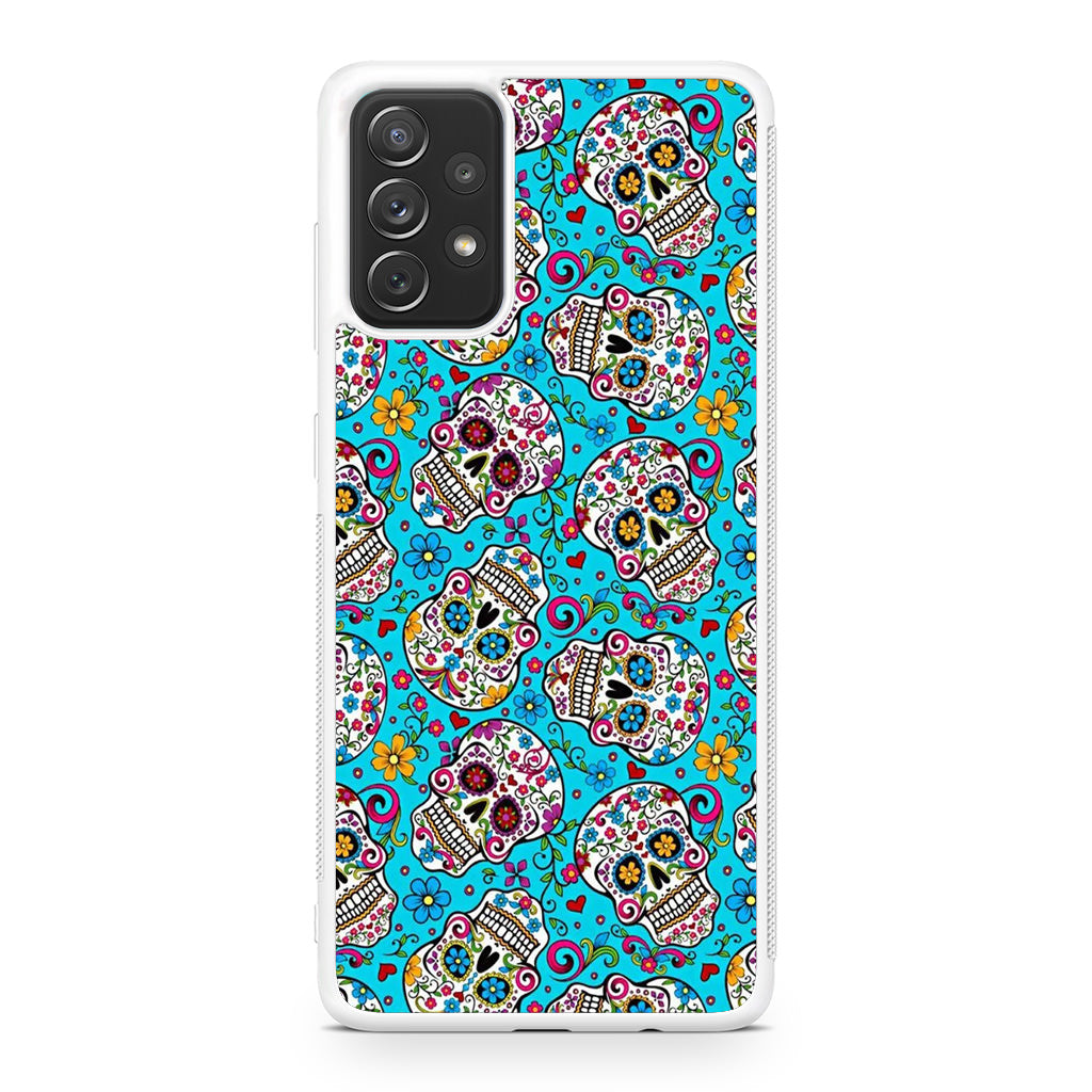 Skull Floral Sugar Galaxy A23 5G Case