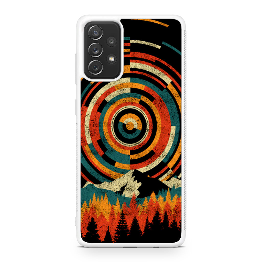 The Geometry Of Sunrise Galaxy A23 5G Case