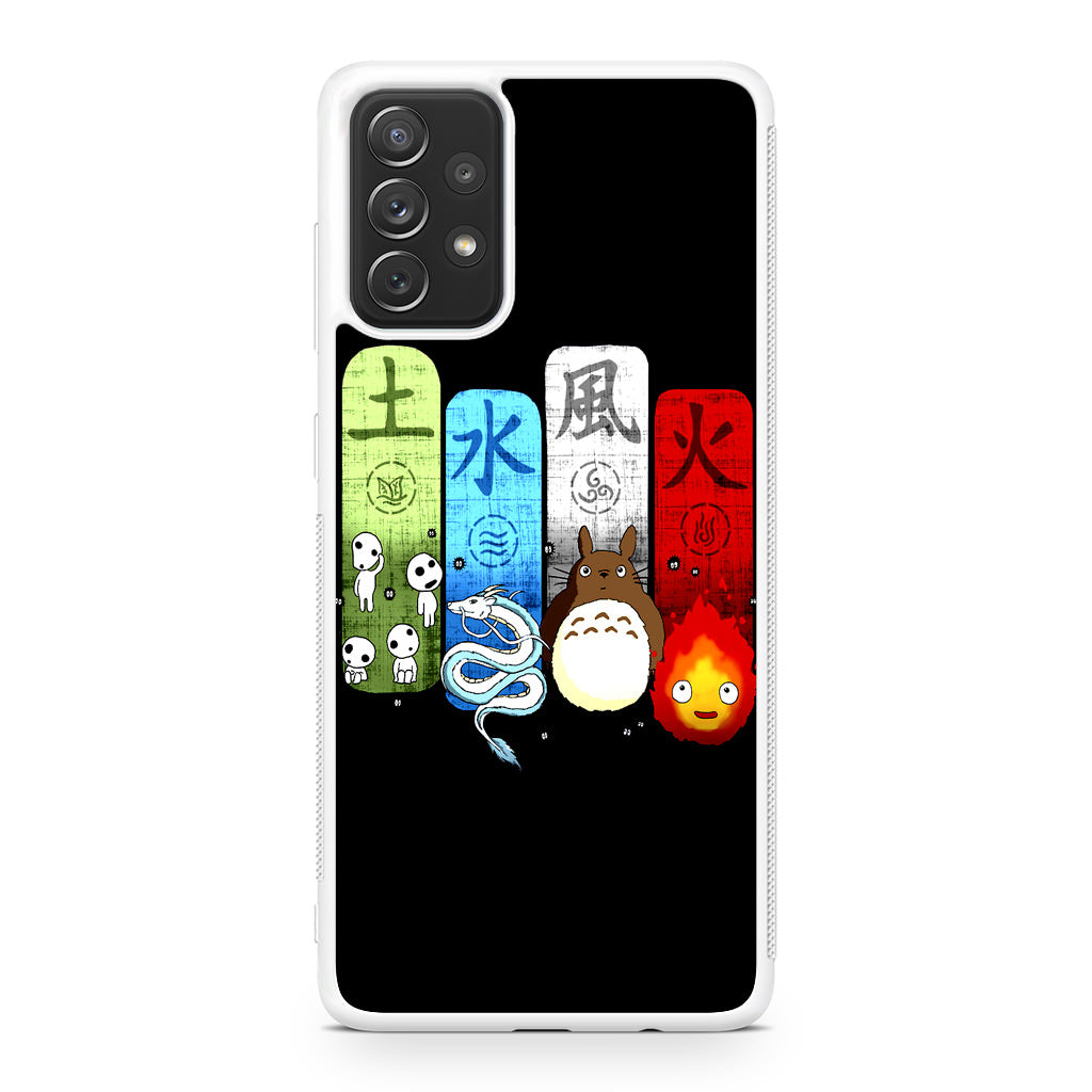 Ghibli Elemental Charms Galaxy A23 5G Case