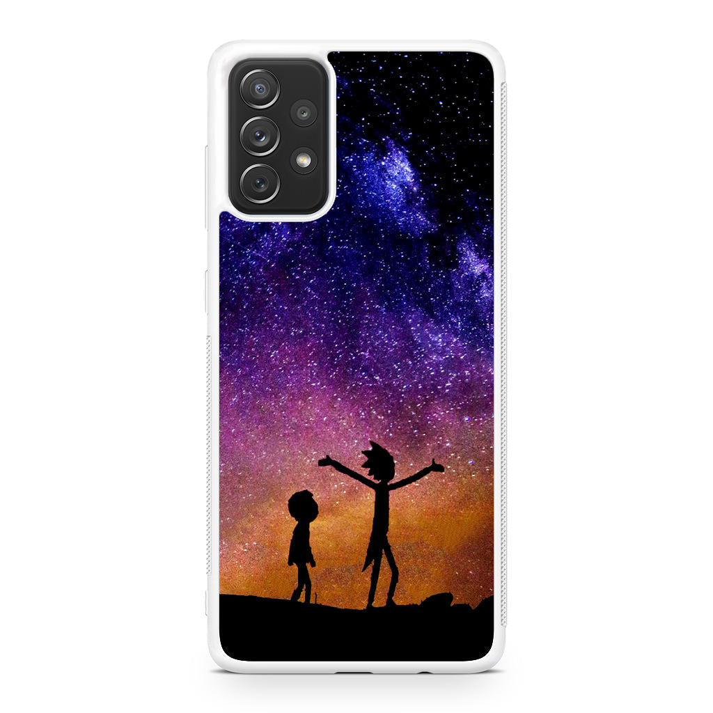Rick And Morty Space Nebula Galaxy A23 5G Case
