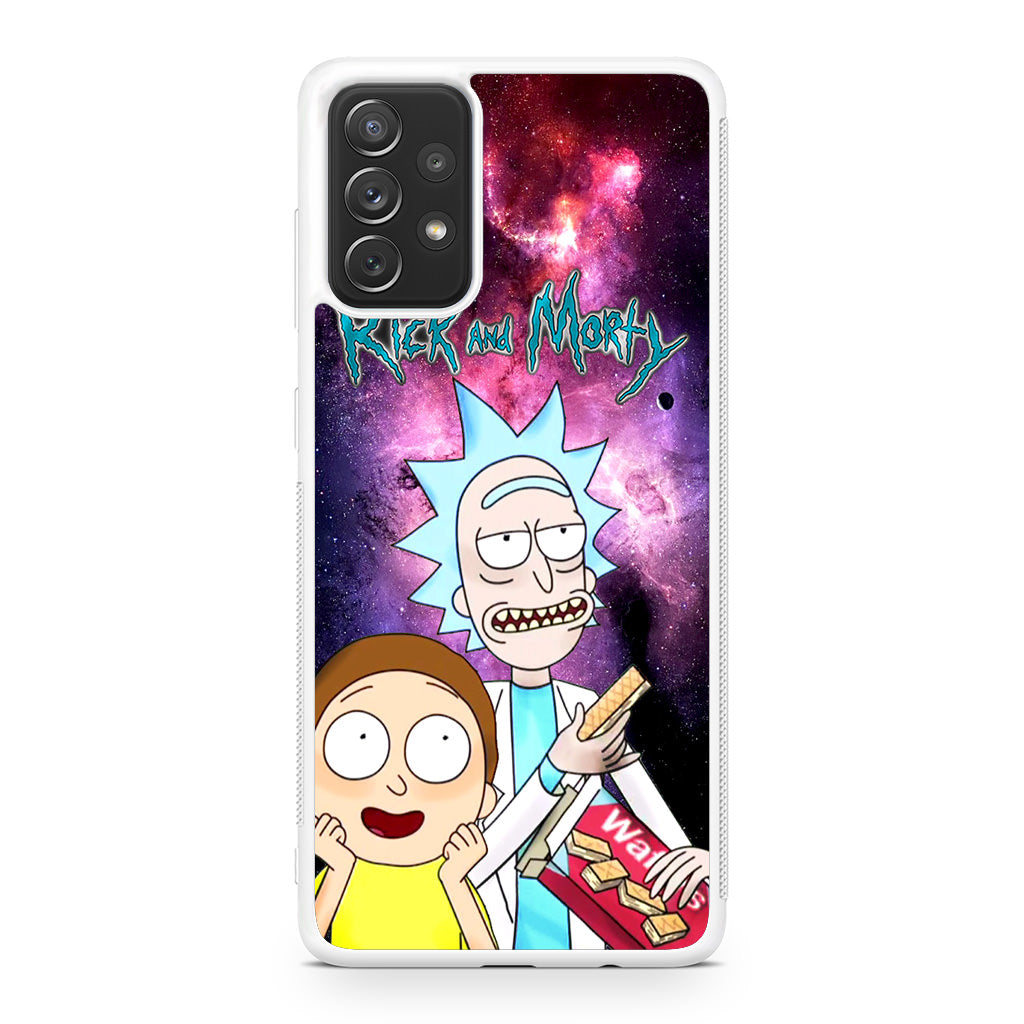 Rick And Morty Nebula Space Galaxy A23 5G Case