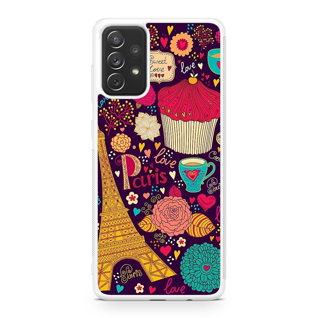 Vintage Love In Paris Galaxy A23 5G Case