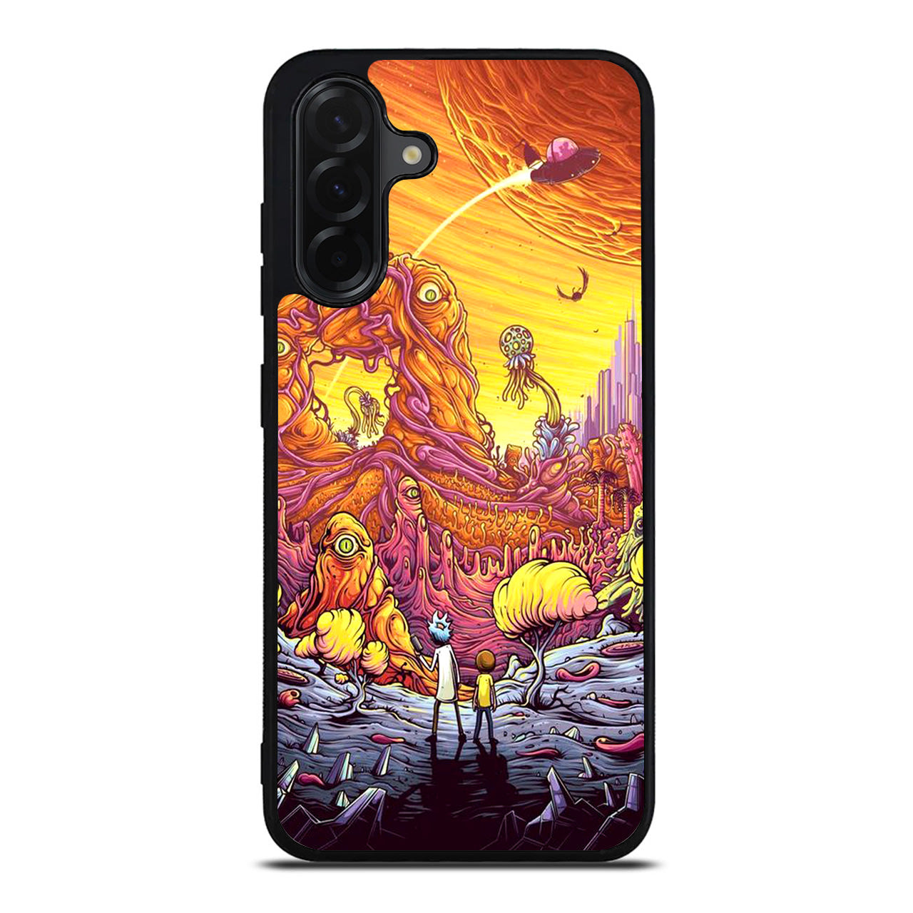 Rick And Morty Alien Planet Samsung Galaxy A26 5G / A36 5G / A56 5G Case