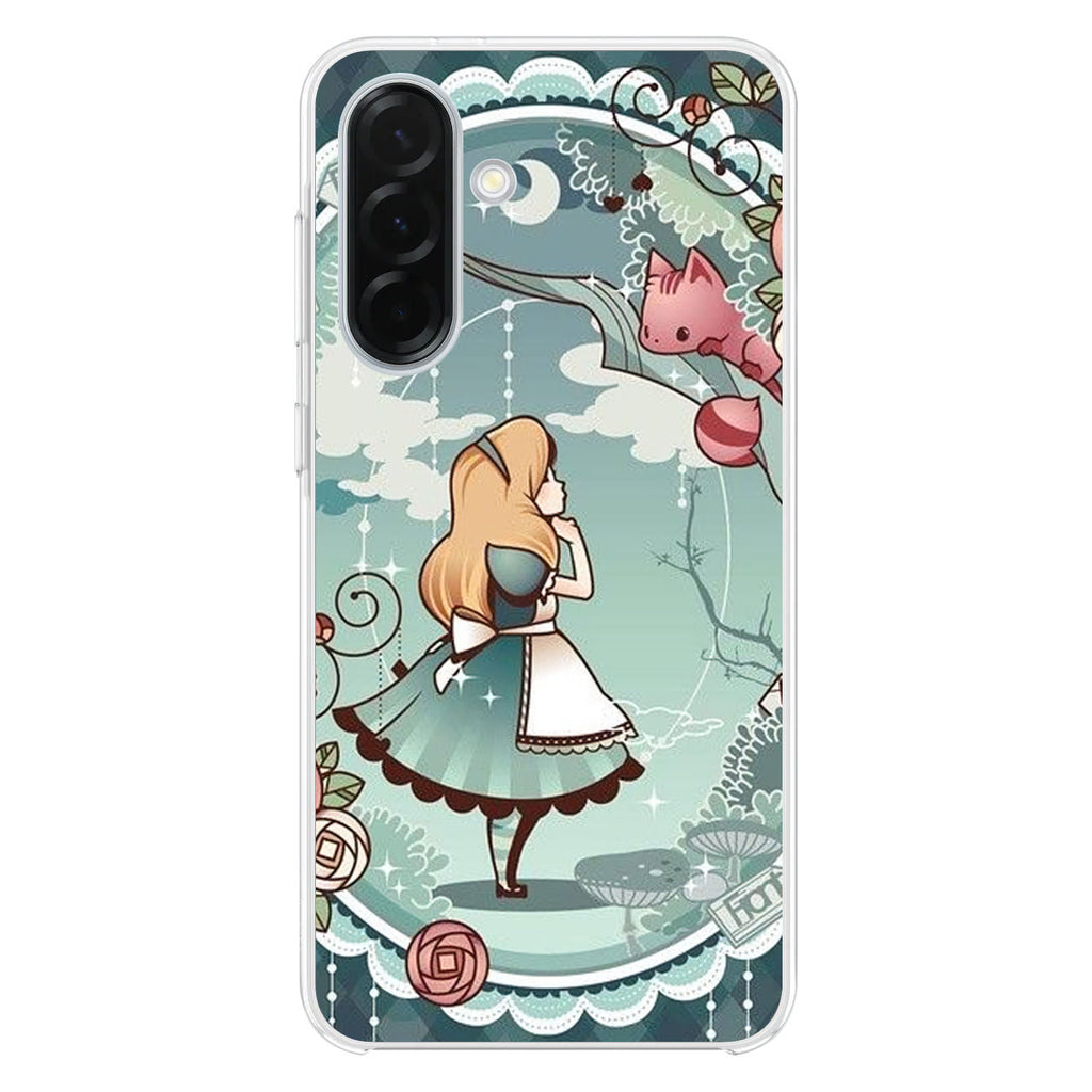 Alice And Cheshire Cat Poster Samsung Galaxy A26 5G / A36 5G / A56 5G Case