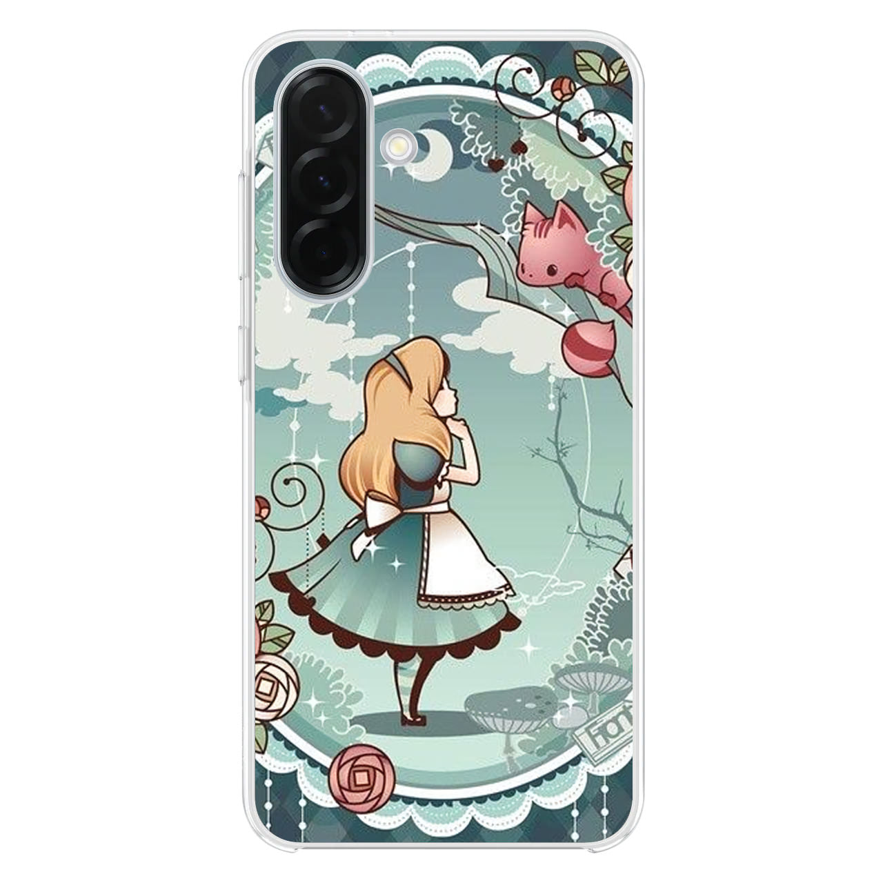 Alice And Cheshire Cat Poster Samsung Galaxy A26 5G / A36 5G / A56 5G Case